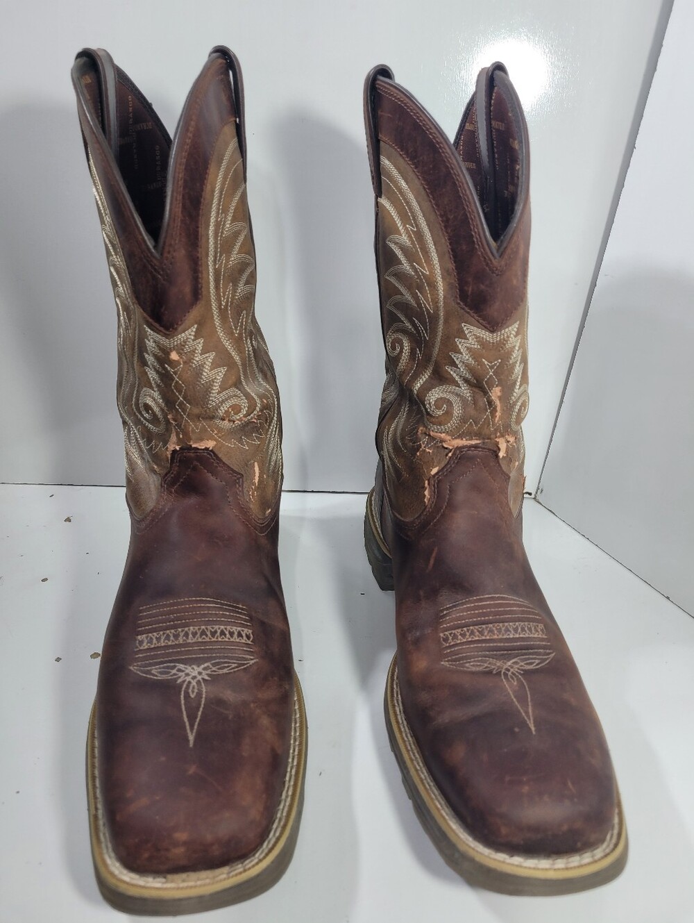Durango Ultra-Lite 12" Waterproof Men Western Cowboy Boots 11.5 W Wide DDB0137